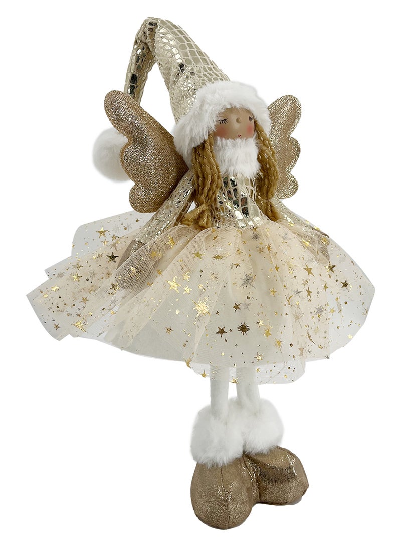 CHRISTMAS MAGIC Christmas Angel Gold Battery Operated 17x9.5x53cm - Image 4