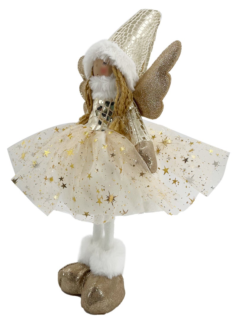 CHRISTMAS MAGIC Christmas Angel Gold Battery Operated 17x9.5x53cm - Image 5