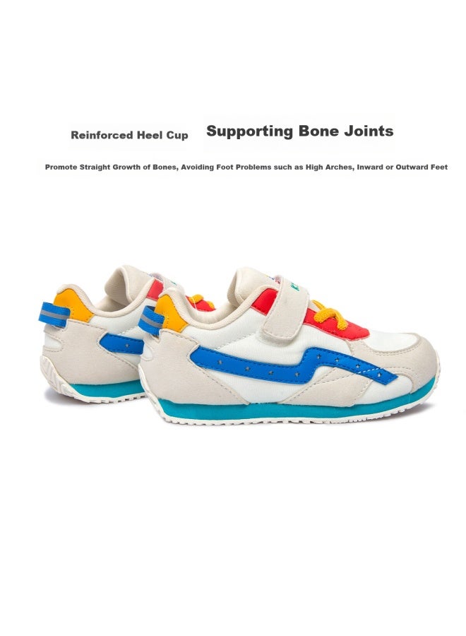 Kids.ing Children's Sports Shoes Spring And Autumn Boys And Girls Breathable Soft Bottom Anti-slip Baby Shoes Forrest Gump Shoes Red Blue Color Size 29 - Image 4
