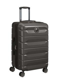 DELSEY Air Armour 4 Double Wheels Medium Hard Trolley Case Size 68 CM / 26.7 Inch Black  - Image 2