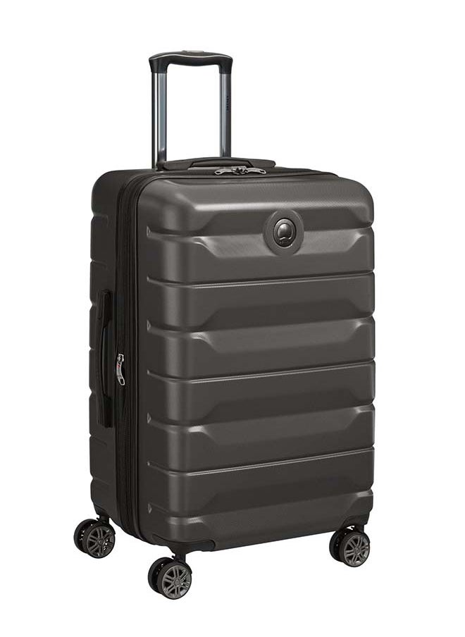 DELSEY Air Armour 4 Double Wheels Medium Hard Trolley Case Size 68 CM / 26.7 Inch Black  - Image 2