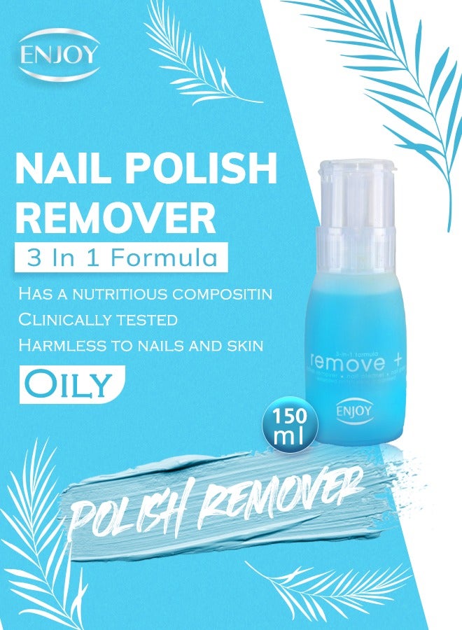 ENJOY "Enjoy Nail Polish Remover Oily – Gentle & Hydrating Formula, 150ml" - Image 2