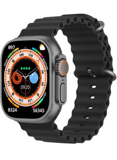 Smart Watch MC78 49mm Black Modio Watch with Health Tracker, fast wireless charging HD Screen, Large Capacity Battery and Waterproof