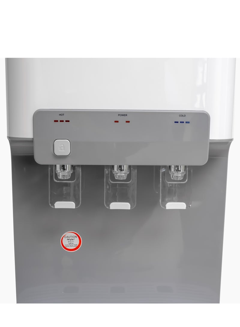 أوجين برادة ماء, ستاند ,3صنبور , قفل أطفال ,أبيض - UGWD3TS - Image 5