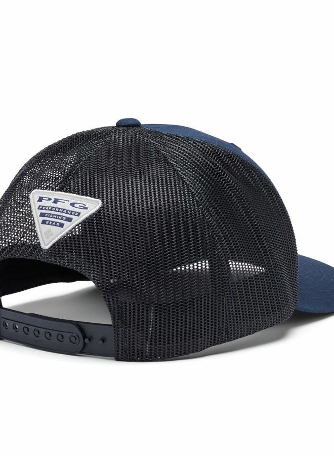 Columbia pfg hooks snap back ball cap, breathable, adjustable- one size- collegiate navy, white pfg - Image 5