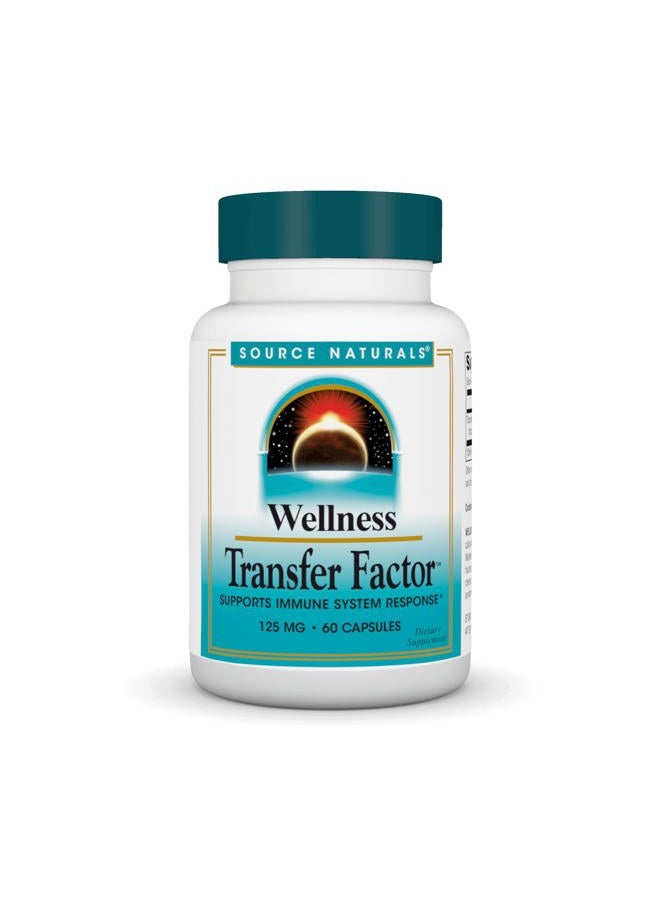 Source Naturals Wellness Transfer Factor 125 Mg. 60 Capsules - Image 1