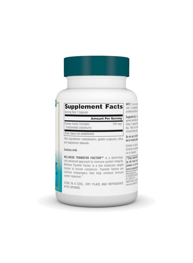 Source Naturals Wellness Transfer Factor 125 Mg. 60 Capsules - Image 2