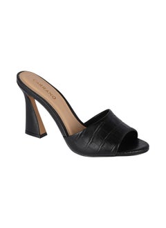CARRANO Carrano Ladies Open Mule Classic Leather Fancy High Heel 387002B Cab0302  - Image 1