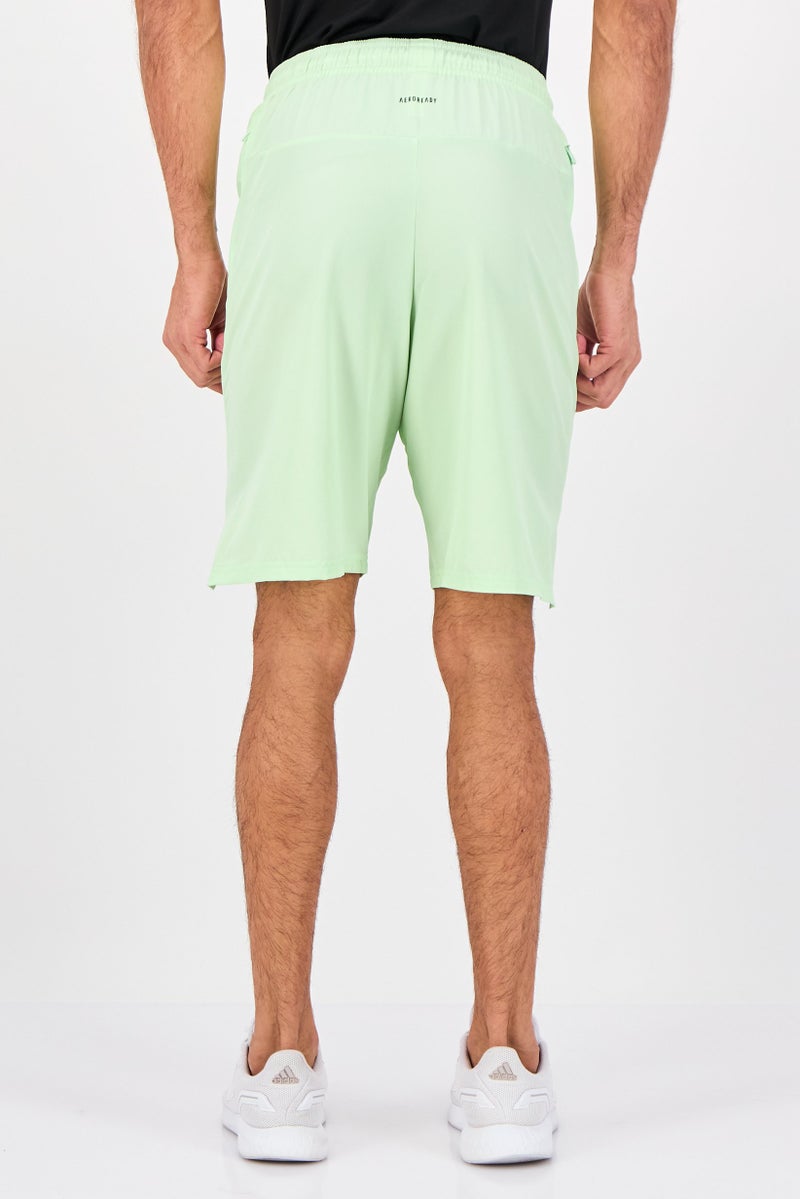 Adidas Men Sportswear Fit 9 Inseam Training Shorts, Light Green - Image 2