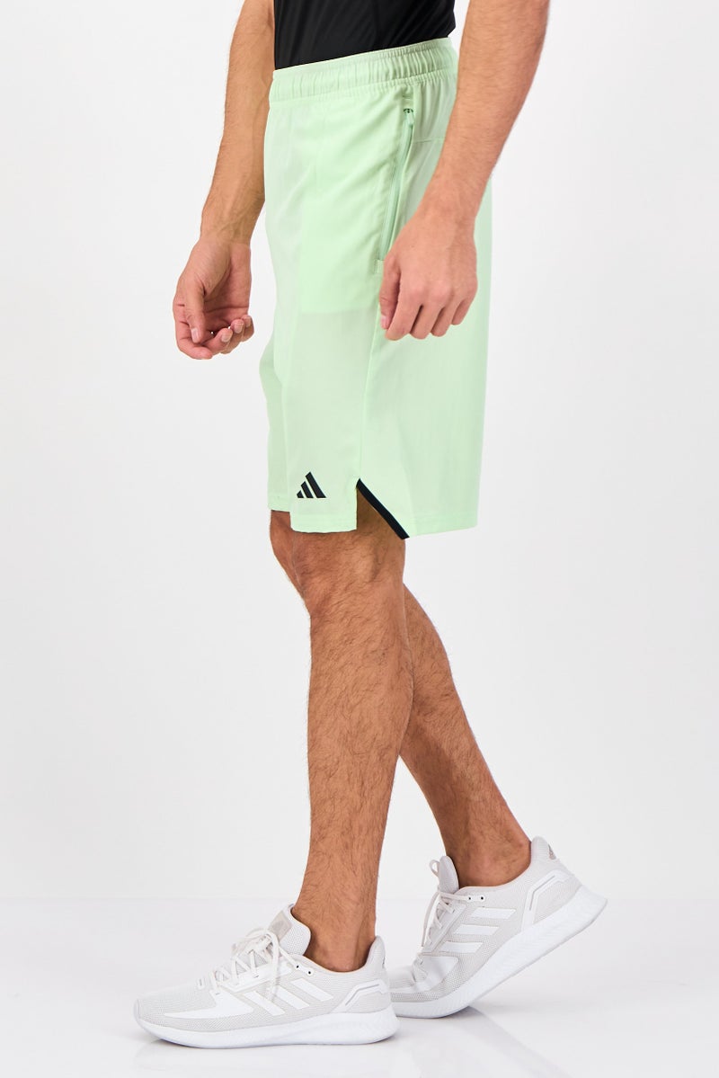 Adidas Men Sportswear Fit 9 Inseam Training Shorts, Light Green - Image 4