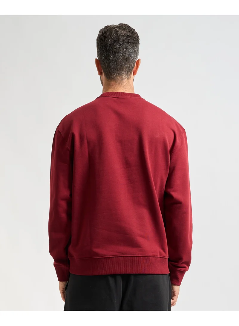 Calvin Klein Jeans Monogram Crew Neck Terry Sweatshirt