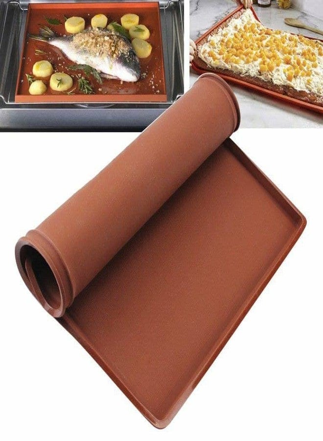Grofilo Nonstick Baking Pastry Tools Silicone Baking Rug Mat Kitchen Accessories Silicone Mold Baking Tools Random Color - Image 1