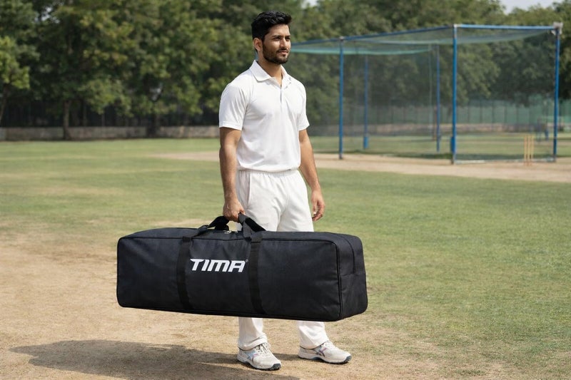 TIMA Polyester, Rayon Team and Individual Cricket Kit Bag (Black) - Image 2