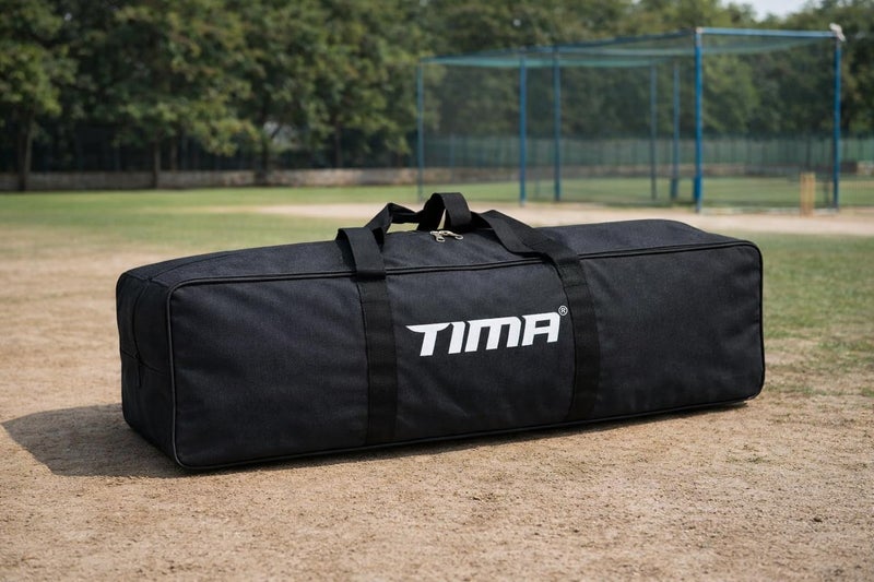 TIMA Polyester, Rayon Team and Individual Cricket Kit Bag (Black) - Image 4