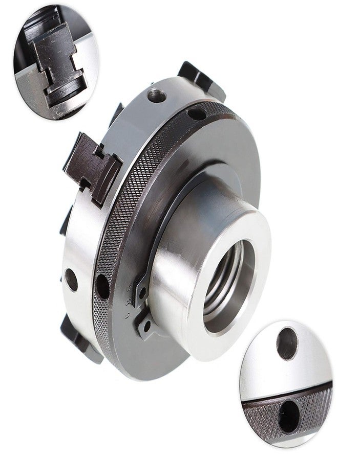 findmall Wood Lathe Chuck, 3-Inch 4 Jaw Chuck with 1-Inch by 8 TPI Spindles - Image 5