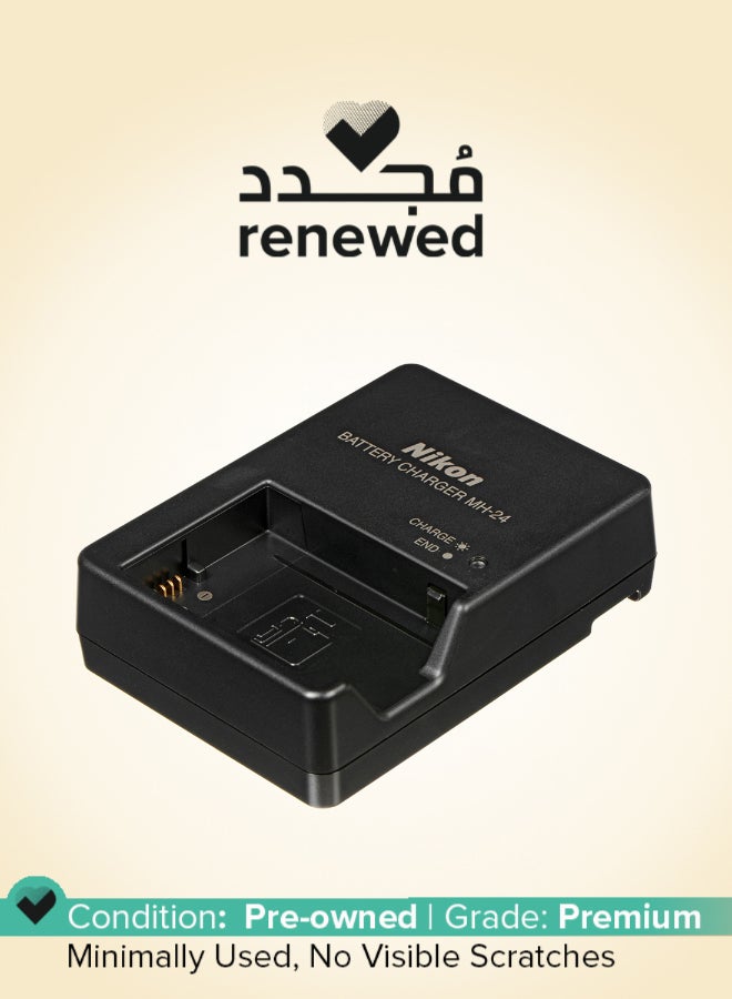 Nikon 2000 mAh Renewed - MH24 Camera Battery Charger (Black) - Image 1