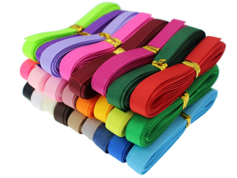 Jesep 100 Yards 38 10CM Soild Grosgrain Ribbon Boutique Gift Wrapping Package Ribbon DIY Crafts Bow Hair Headband Accessories Assorted Ribbon 38 10CM
