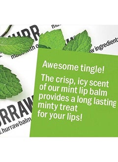 Hurraw! Hurraw! Mint Lip Balm: Organic, Certified Vegan, Cruelty and Gluten Free. Non-GMO, 100% Natural Ingredients. Bee, Shea, Soy and Palm Free. Made in USA  - Image 3