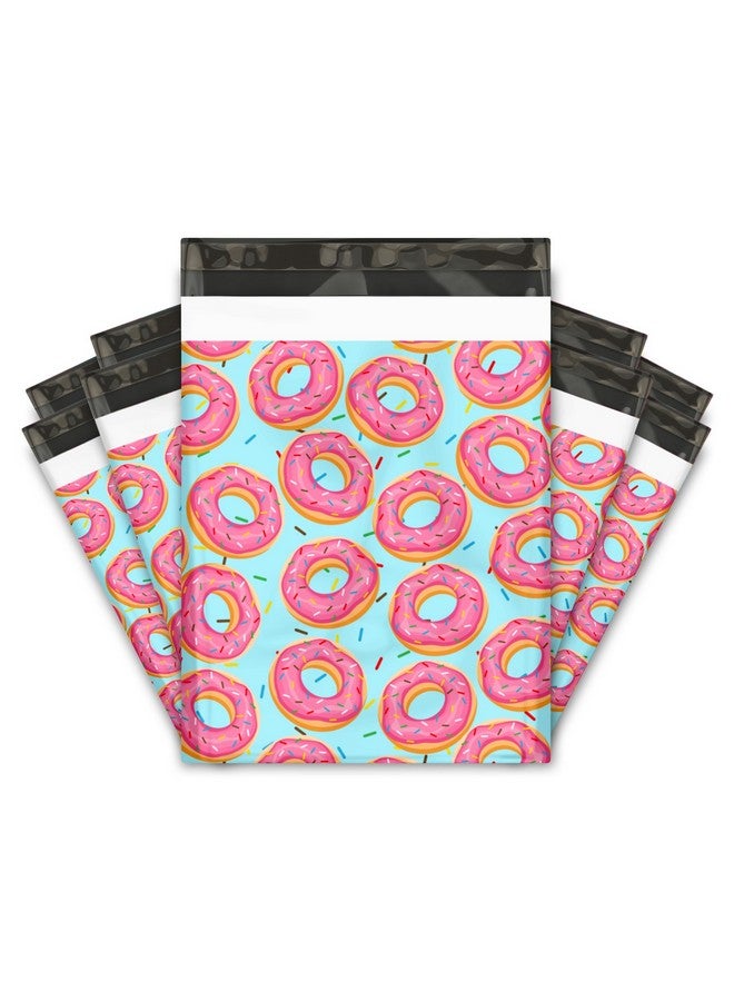 Pro Supply Global 10X13 (100) Sprinkled Donuts Designer Poly Mailers Shipping Envelopes Premium Printed Bags - Image 1