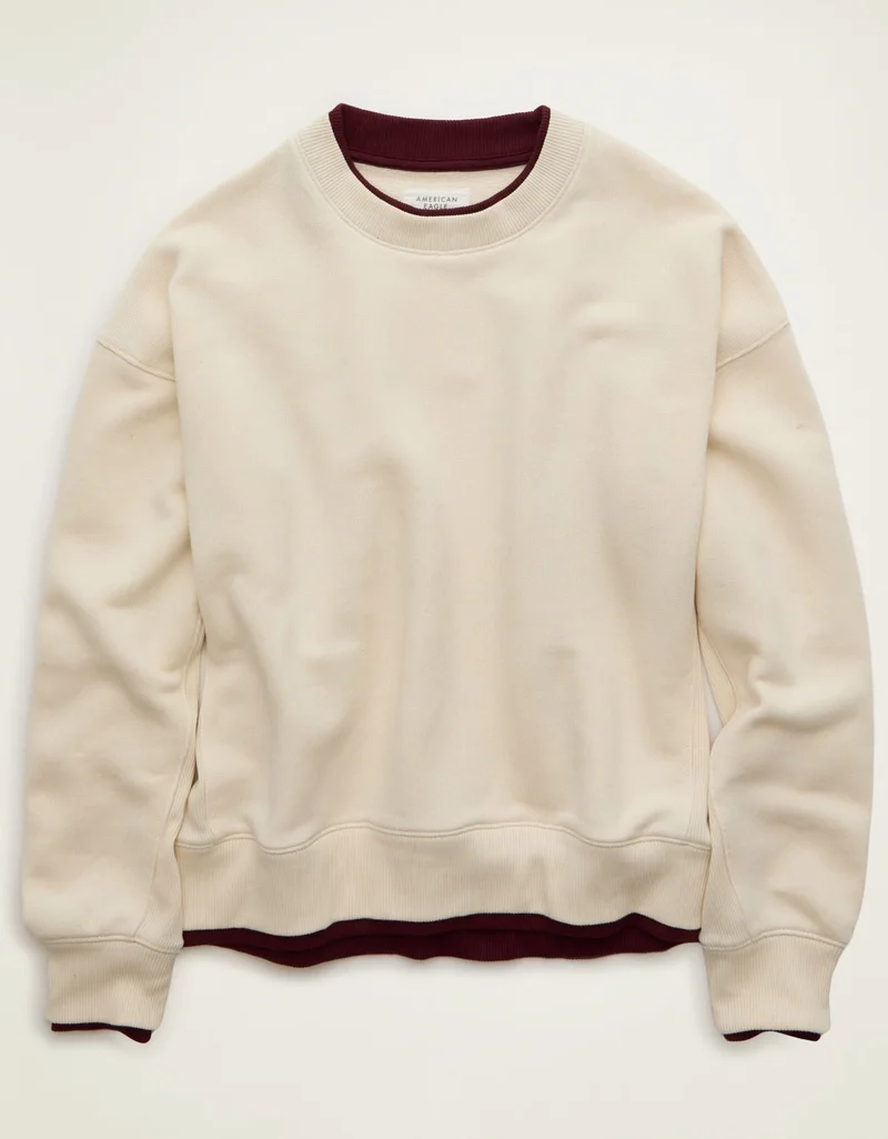 AE Twice As Nice Crew Neck Sweatshirt