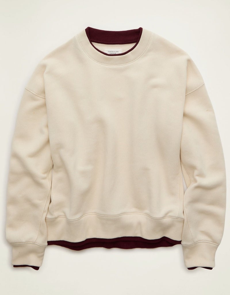 American Eagle AE Twice As Nice Crew Neck Sweatshirt - Image 5