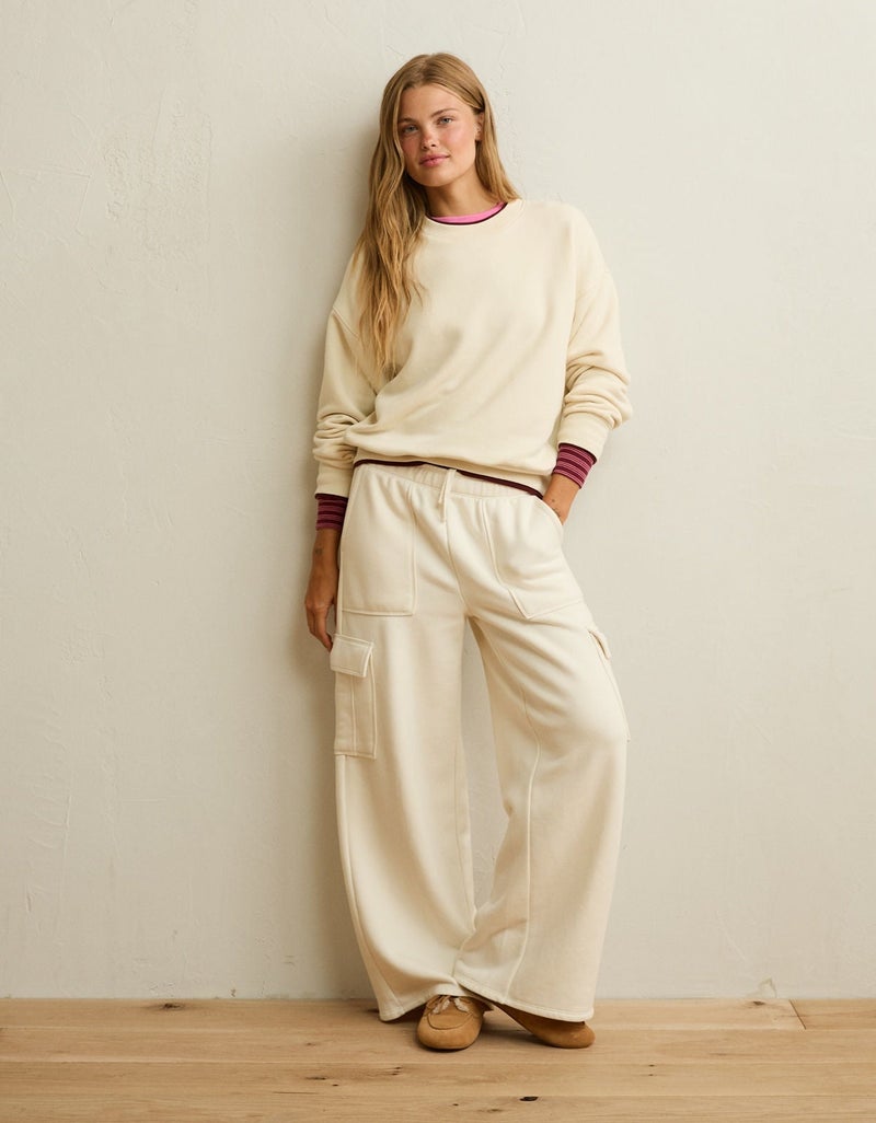 American Eagle AE Twice As Nice Crew Neck Sweatshirt - Image 3