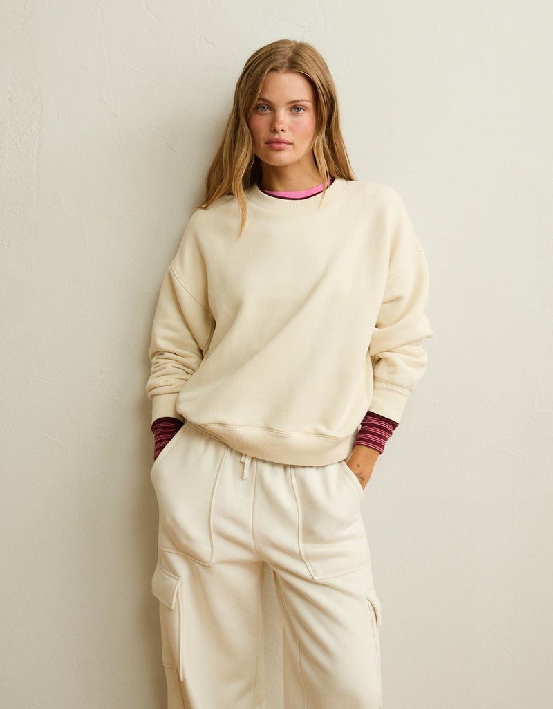 American Eagle AE Twice As Nice Crew Neck Sweatshirt - Image 1