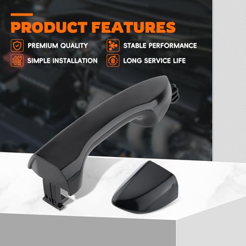 GoaMotors مقبض باب خارجي أمامي للراكب الجانبي الأيمن لسيارة تويوتا كورولا 2014-2019 بديل 69210-02140-C0 - Image 4