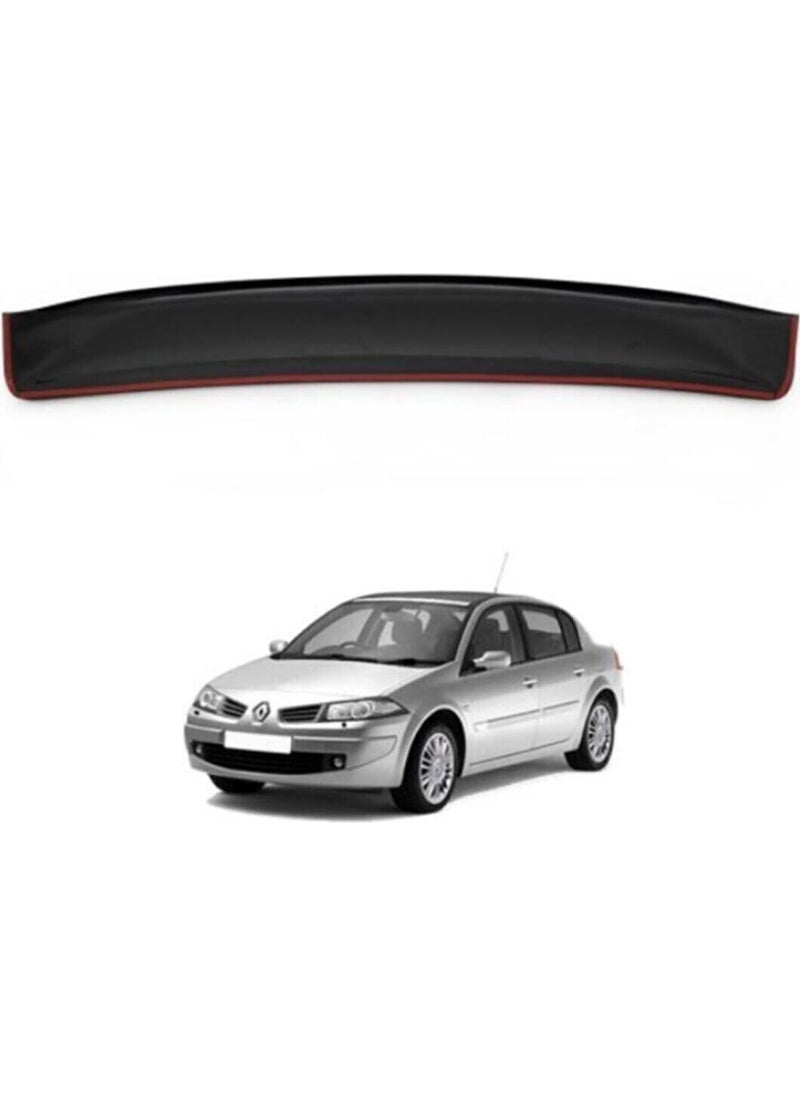 RENAULT Megane 2 Compatible Glass Spoiler (Plastic)  - Image 1