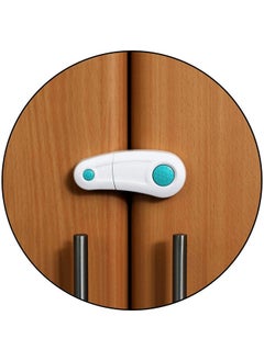 Safe-O-Kid ® Finger Injury Safety Durable, Elegant Child Safety Cabinet Lock, Blue,Pack Of 1  - Image 1