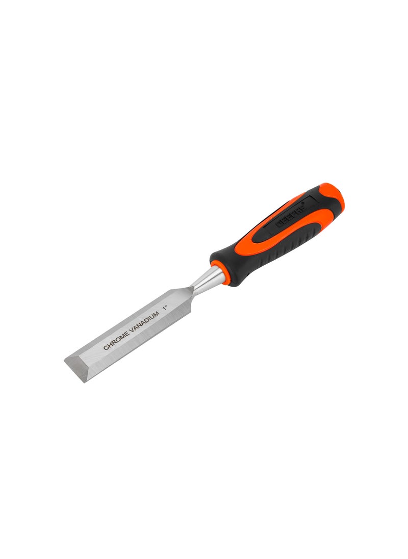 GEEPAS Geepas Toolz 1" Wood Chisel GT59355, High-Quality Cr-V Construction, Induction Hardened, Equipped with TPR Handle, Light-Weight and Durable, Ideal for DIY, Home Improvement, General Repairs, Maintena  - Image 2