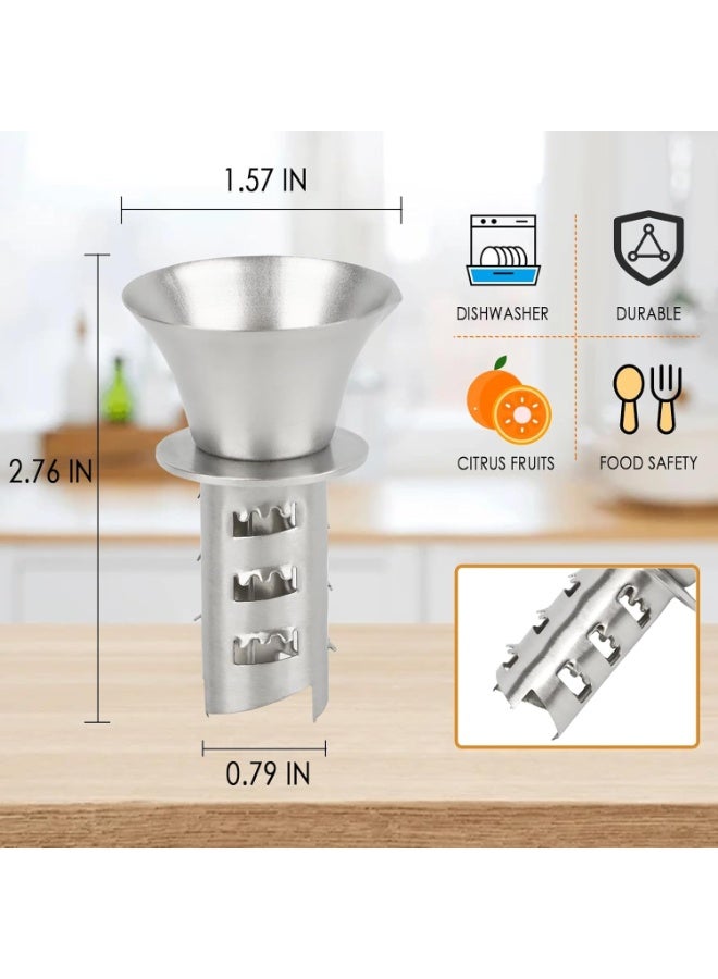 NANAO Manual Lemon Juicer, Two-Piece Stainless Steel Manual Screw Juicer, 304 Food-grade Portable And Durable, Do Not Hurt Your Hands, Convenient And Practical, For Squeezing Limes, Oranges, Various Fruits - Image 5