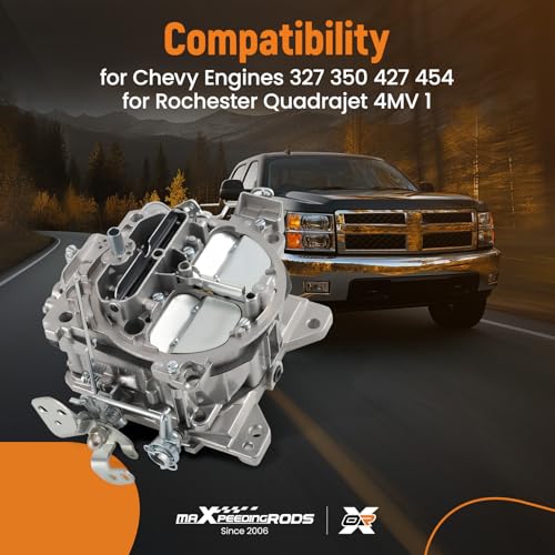 Rochester Quadrajet 4-Barrel Carburetor - 750CFM For Chevy GMC (327, 350, 396, 427, 454)