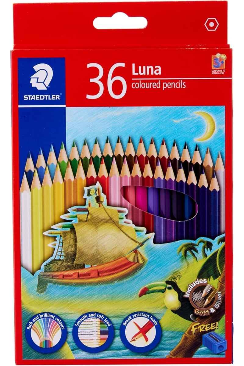 STAEDTLER Luna Colouring Pencils - 36 Colours - Image 1