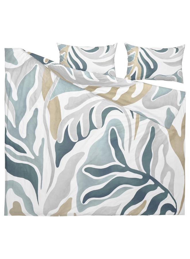 erorex Duvet cover and 2 pillowcases, multicolour, 240x220/50x80 cm - Image 5