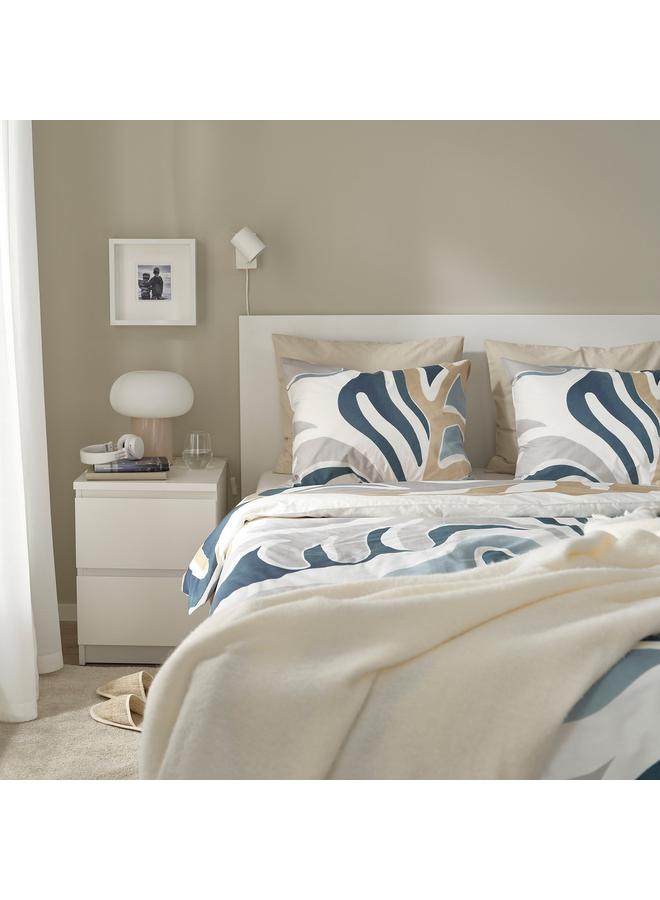 erorex Duvet cover and 2 pillowcases, multicolour, 240x220/50x80 cm - Image 2