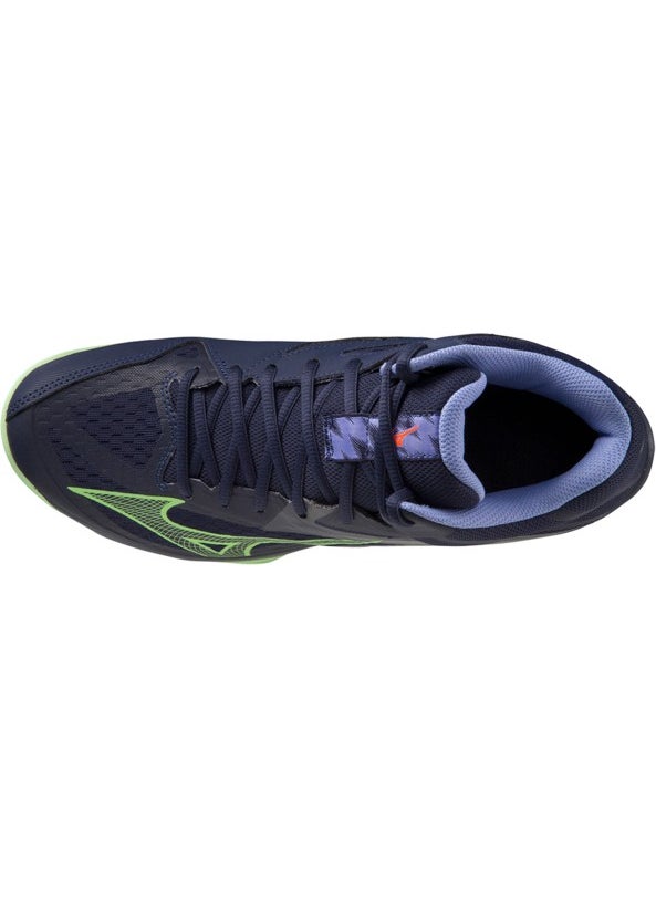 Mizuno - Thunder Blade Z Mid Men's Volleyball Shoes Navy Blue - Image 1