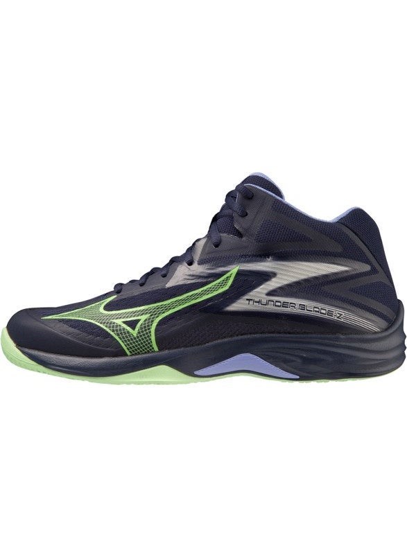 Mizuno - Thunder Blade Z Mid Men's Volleyball Shoes Navy Blue - Image 1