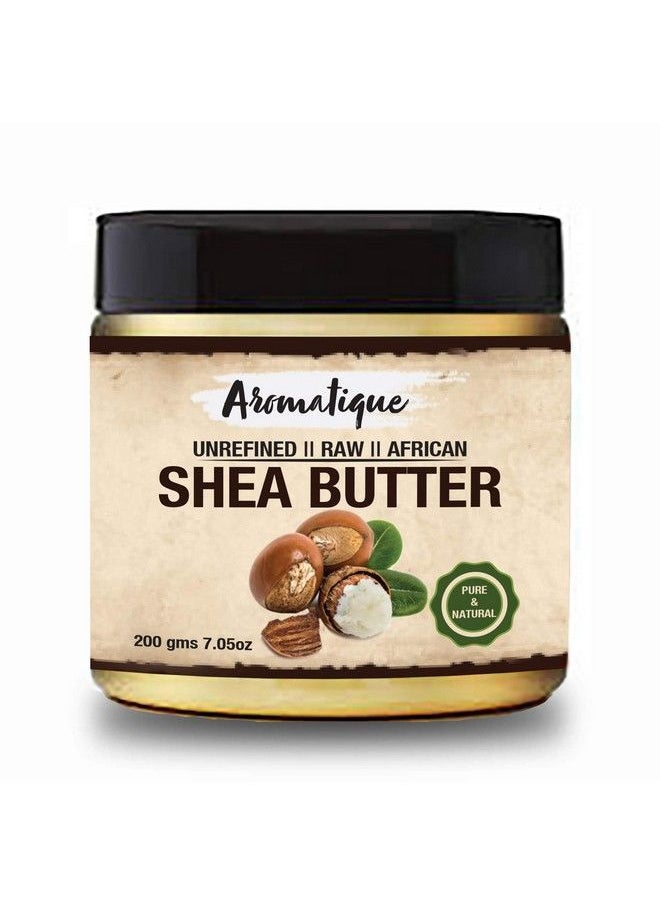 AROMATIQUE African Shea Butter Yellow Smooth All Natural Unrefined Daily Skin Moisturizer For Face & Body Softens Tough Skin Adds Shine & Luster To Hair Alleviates Scalp Dryness  - Image 2
