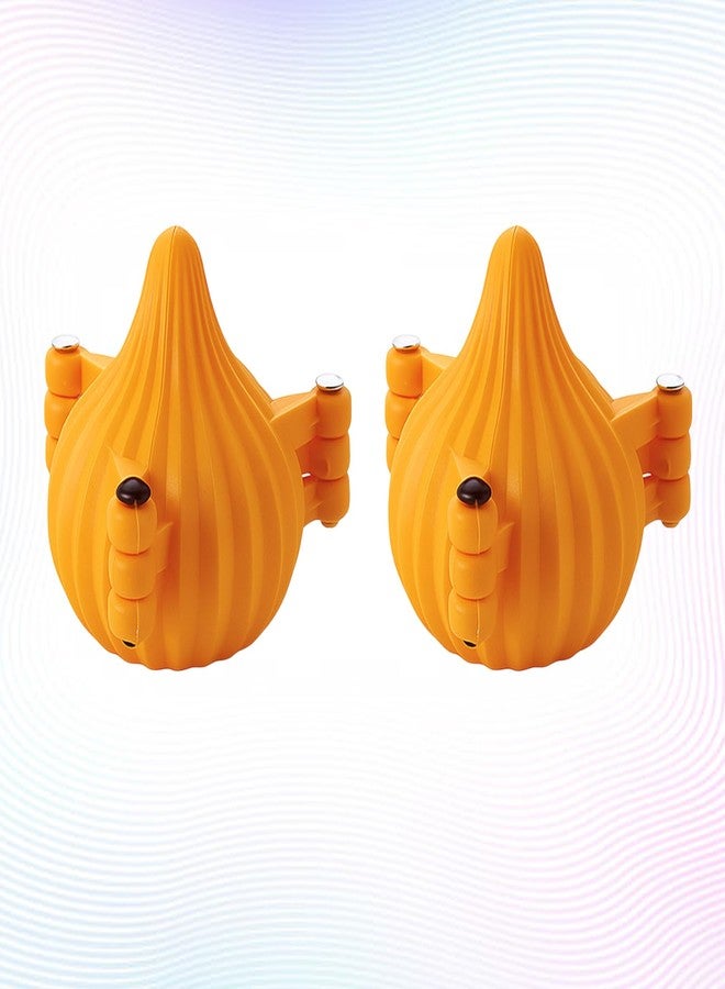 Oc9 Plastic 3 Fold Modak Maker Mould/Laddoo Moulder/Chocolate Modak Shaper Sacha Set for Ganpati, Diwali, Dussehra, and Other Festival Pack of 2 - Image 1