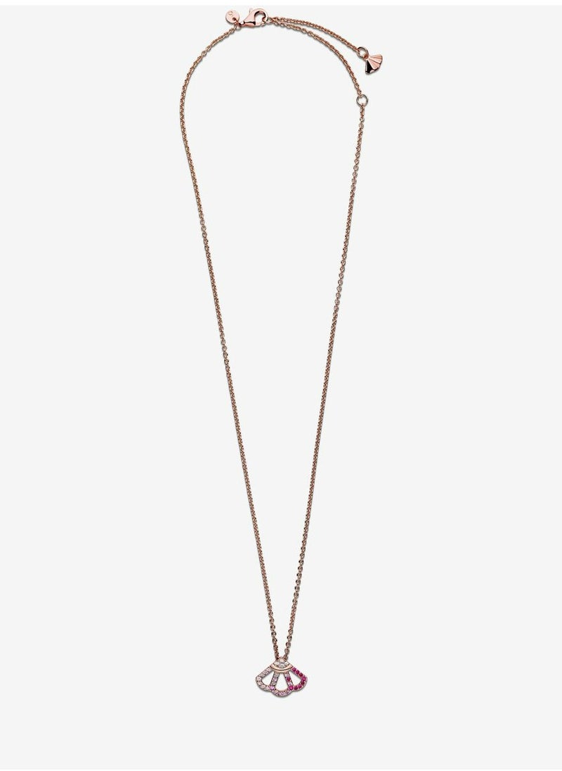 Pandora Violet Pandora Pink Fan Collier Necklace  - Image 5