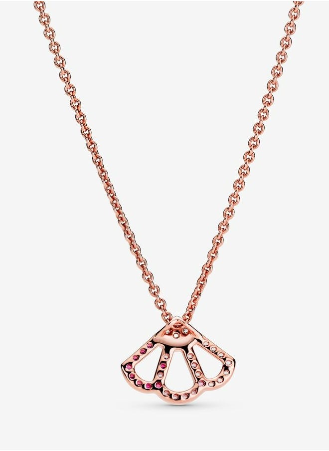Pandora Violet Pandora Pink Fan Collier Necklace  - Image 4