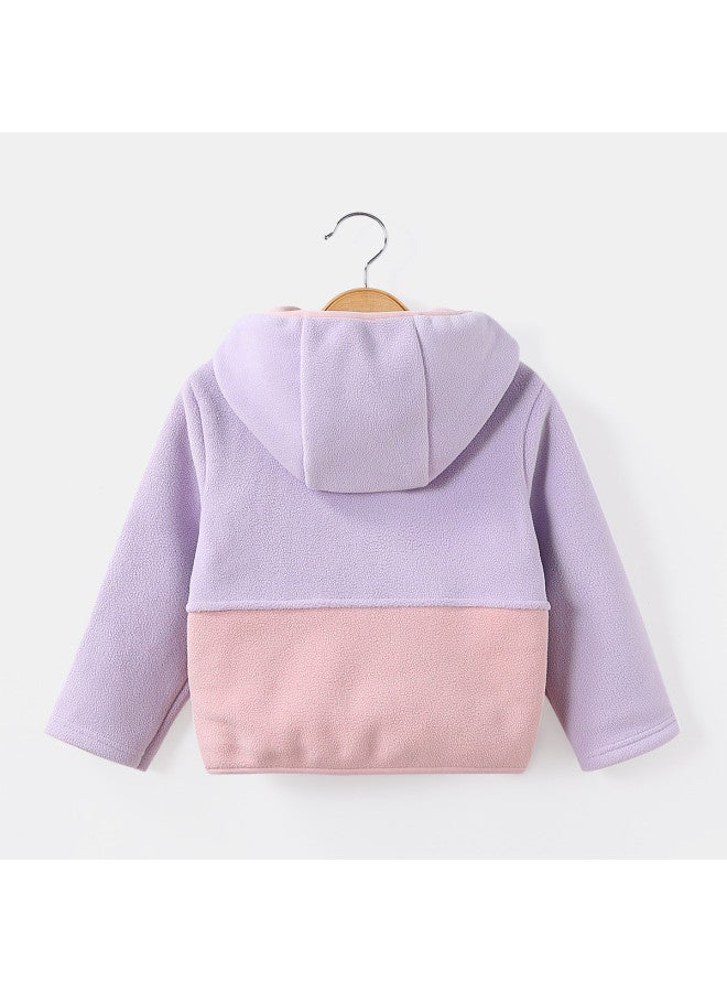 Children's Wear Girls' Baby Autumn And Winter Casual Sports Jacket Toddler Warm Versatile Hoodie Trendy - Image 4