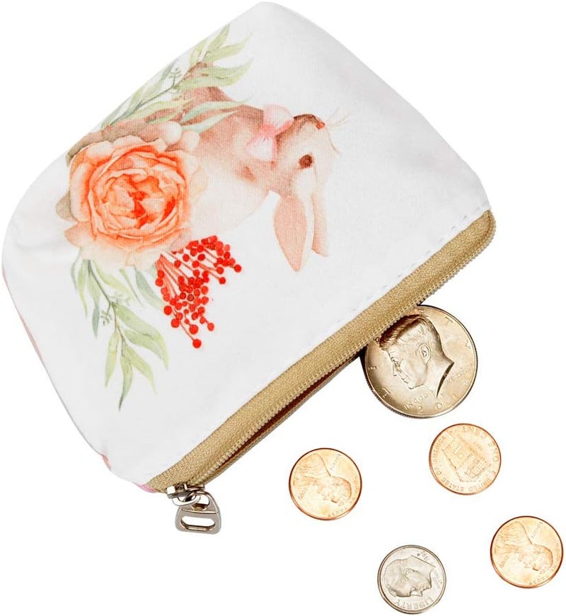 ARRIZO Women and Girls Cute Fashion Coin Purse Wallet Bag Change Pouch Key Holder - Image 5