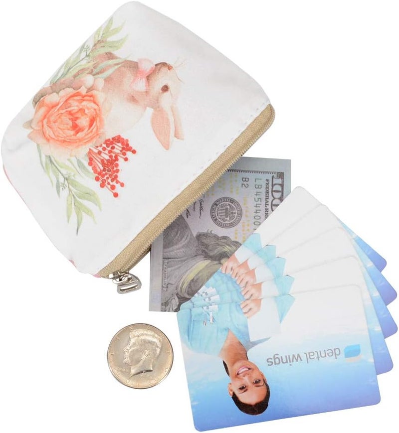 ARRIZO Women and Girls Cute Fashion Coin Purse Wallet Bag Change Pouch Key Holder - Image 4