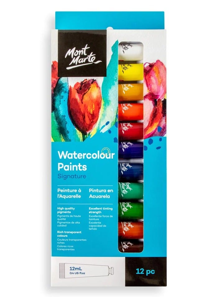 مونت مارتي - ألوان مائية من مونت مارت 12 قطعة × 12 مل - Image 1