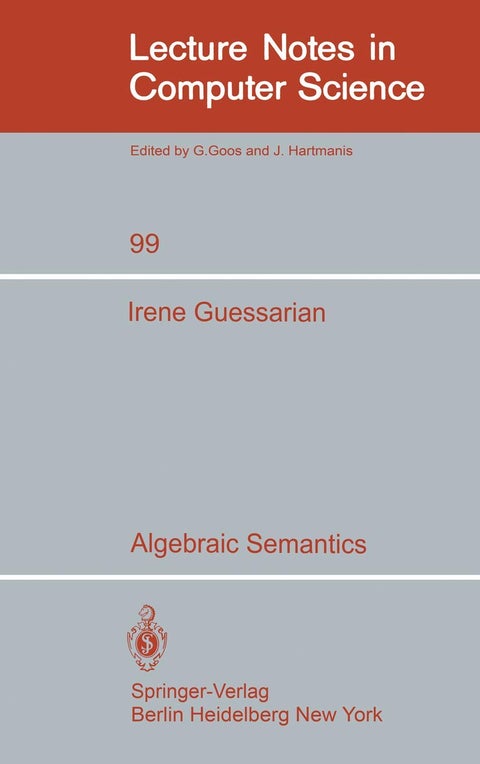 Algebraic Semantics