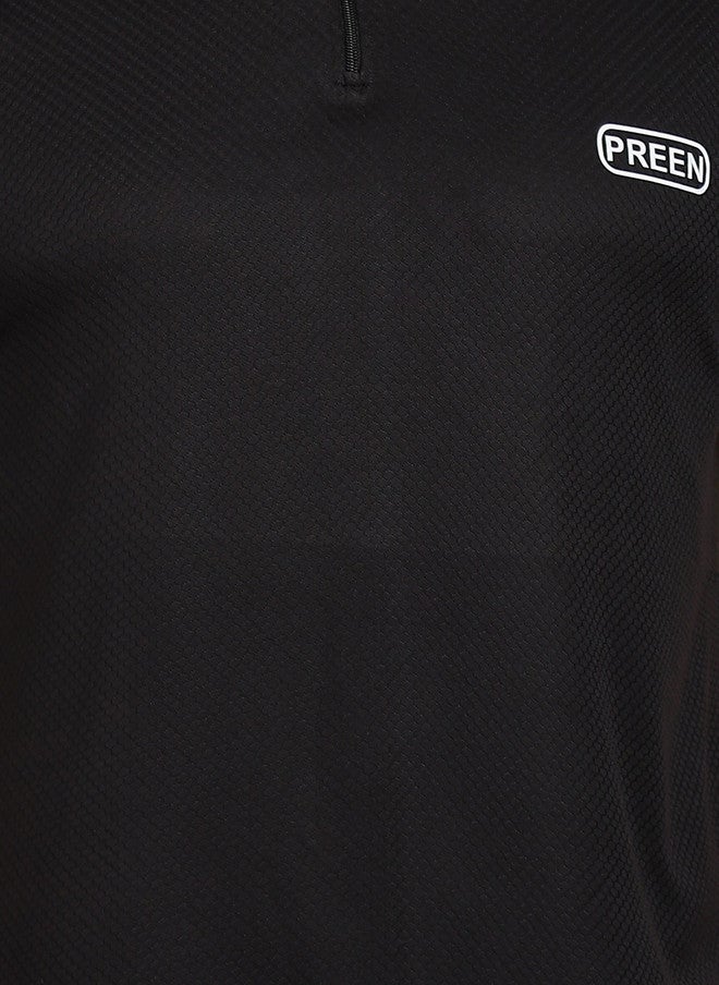 PREEN Self Design Black T-Shirt and Trousers Co-Ords - Image 2