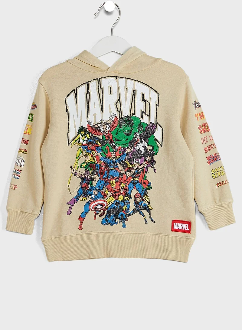 Cotton On Kids Marvel On Tour Milo Hoodie