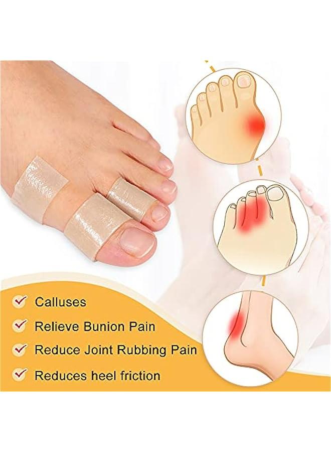 Heel Sticker Silicone Gel Tape Protector, Blister Prevention Bandages for Feet, Hand Foot Bandage for Calluses Tender Spots Shoe Friction - Image 2